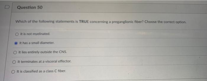 Solved Which of the following statements is TRUE concerning | Chegg.com