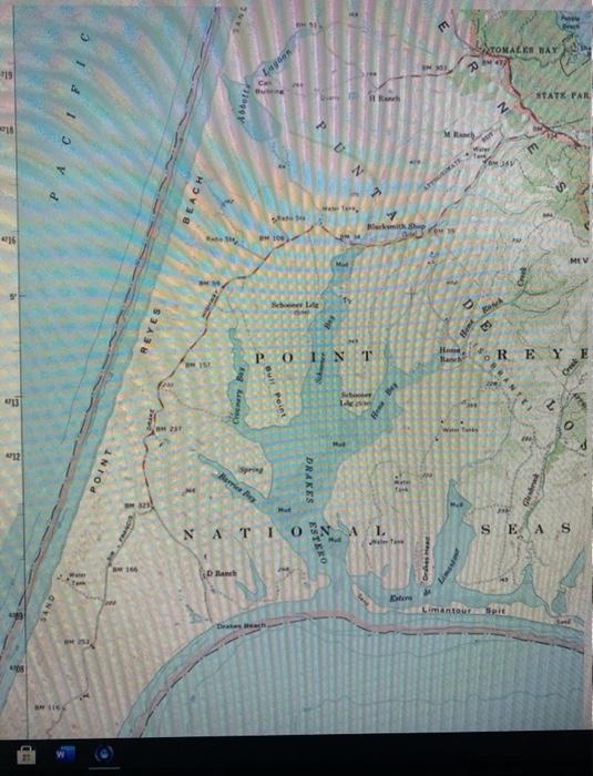 Solved Coastal Features Use the topographic map on page 599 | Chegg.com
