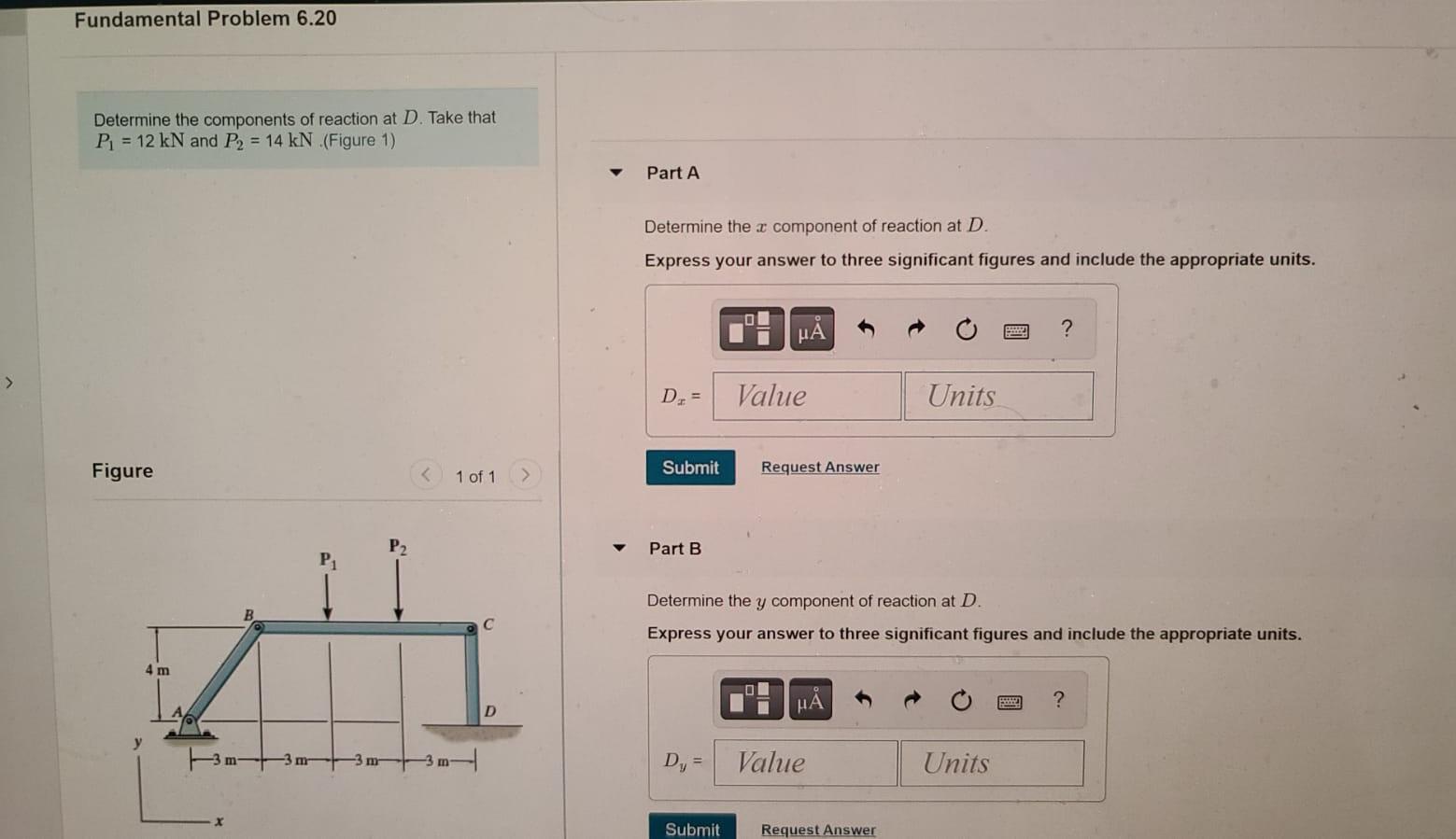 Solved Fundamental Problem 6.16 Consider the frame shown in | Chegg.com