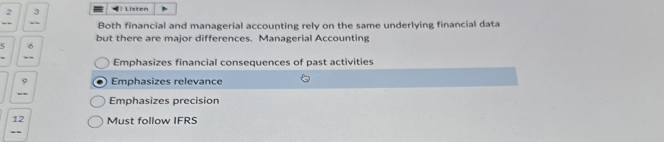 Solved Both financial and managerial accounting rely on the | Chegg.com