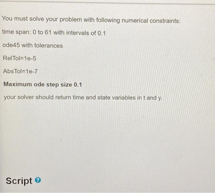 Solved Solve the following system of first order | Chegg.com