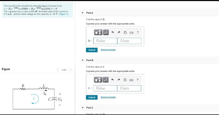 Solved The current in the circuit in the following figure is | Chegg.com