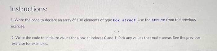 Solved 1. Write the code to declare an array of 100 elements | Chegg.com