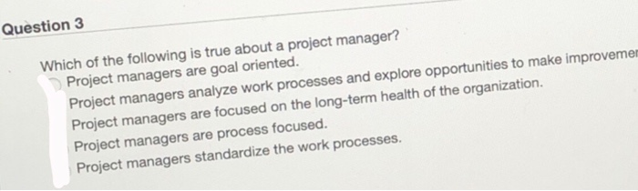 Solved Question 3 Which of the following is true about a | Chegg.com