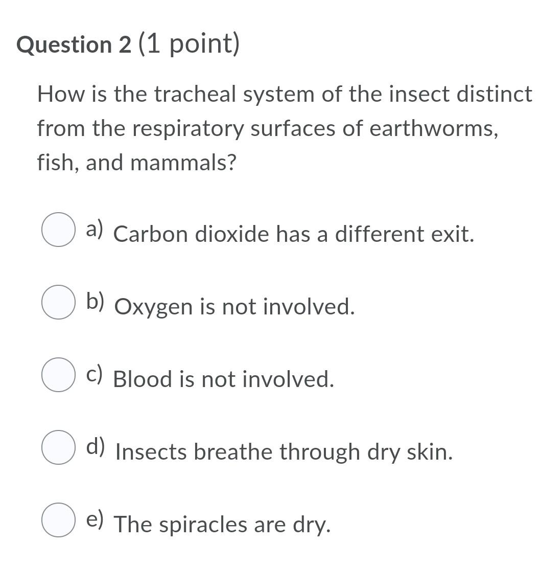 Solved Q. Based on the figure above (respiratory surface