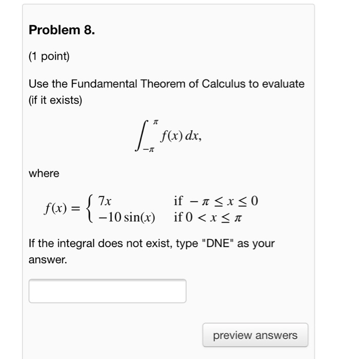 Solved Problem 7. (1 point) Consider the function A defined | Chegg.com
