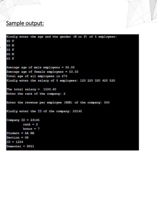 Solved Problem Write a C program that calculates the total | Chegg.com