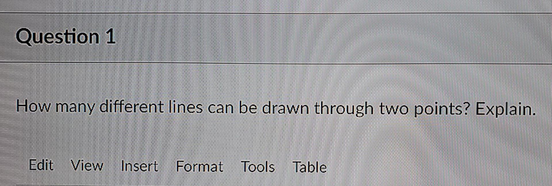 Solved Question 1 How many different lines can be drawn | Chegg.com