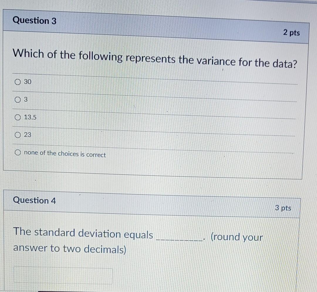 Solved Use these sample data to answer the following | Chegg.com