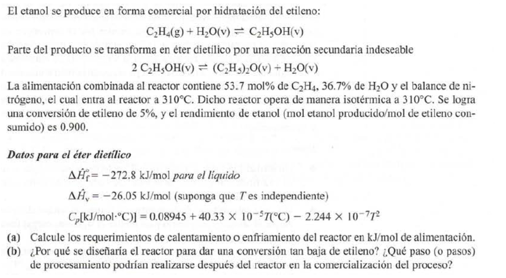Solved El etanol se produce en forma comercial por | Chegg.com