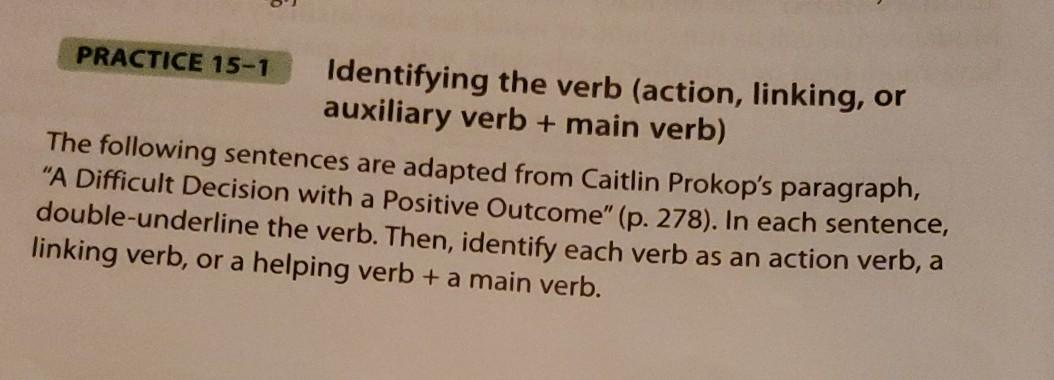 What Is the Main Verb in a Sentence? Identifying the Action