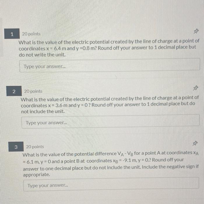 Solved 1 20 points What is the value of the electric | Chegg.com