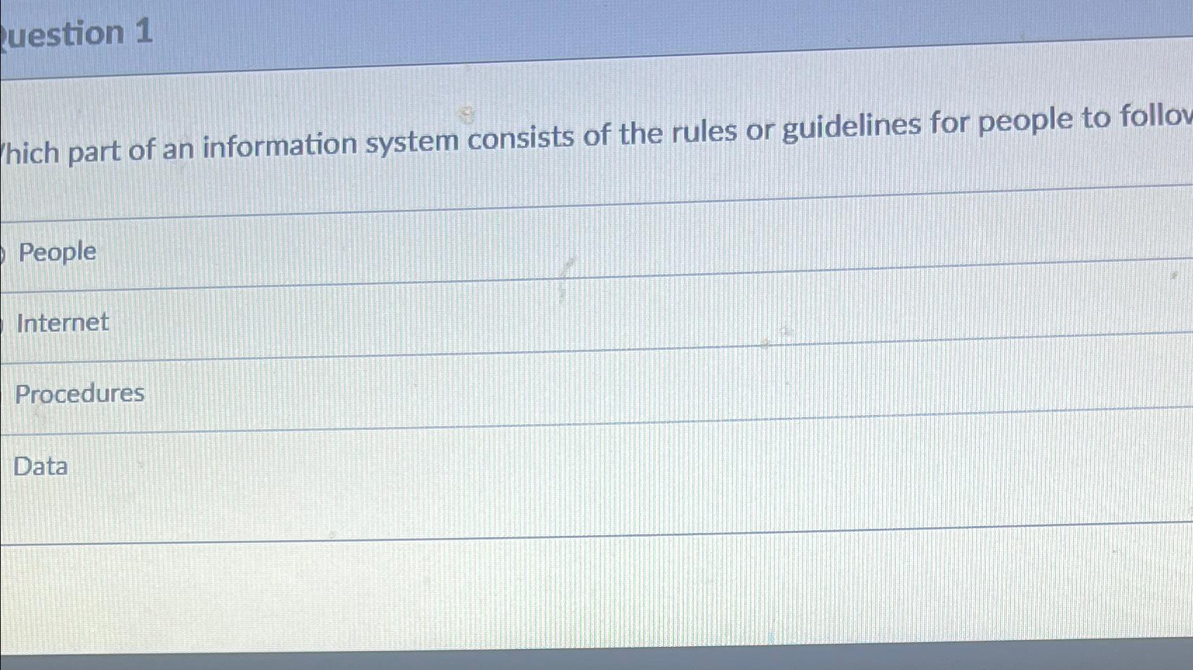 Which Part Of An Information System Consists Of The Rules – CGZSUT