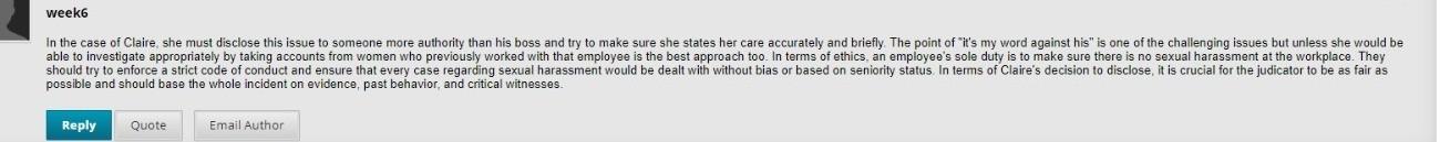 Solved Week 6 inappropriate sexual remarks or physical | Chegg.com