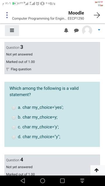 Solved Pis X Diy Nb S 50 50 Moodle Computer Programming Chegg Com