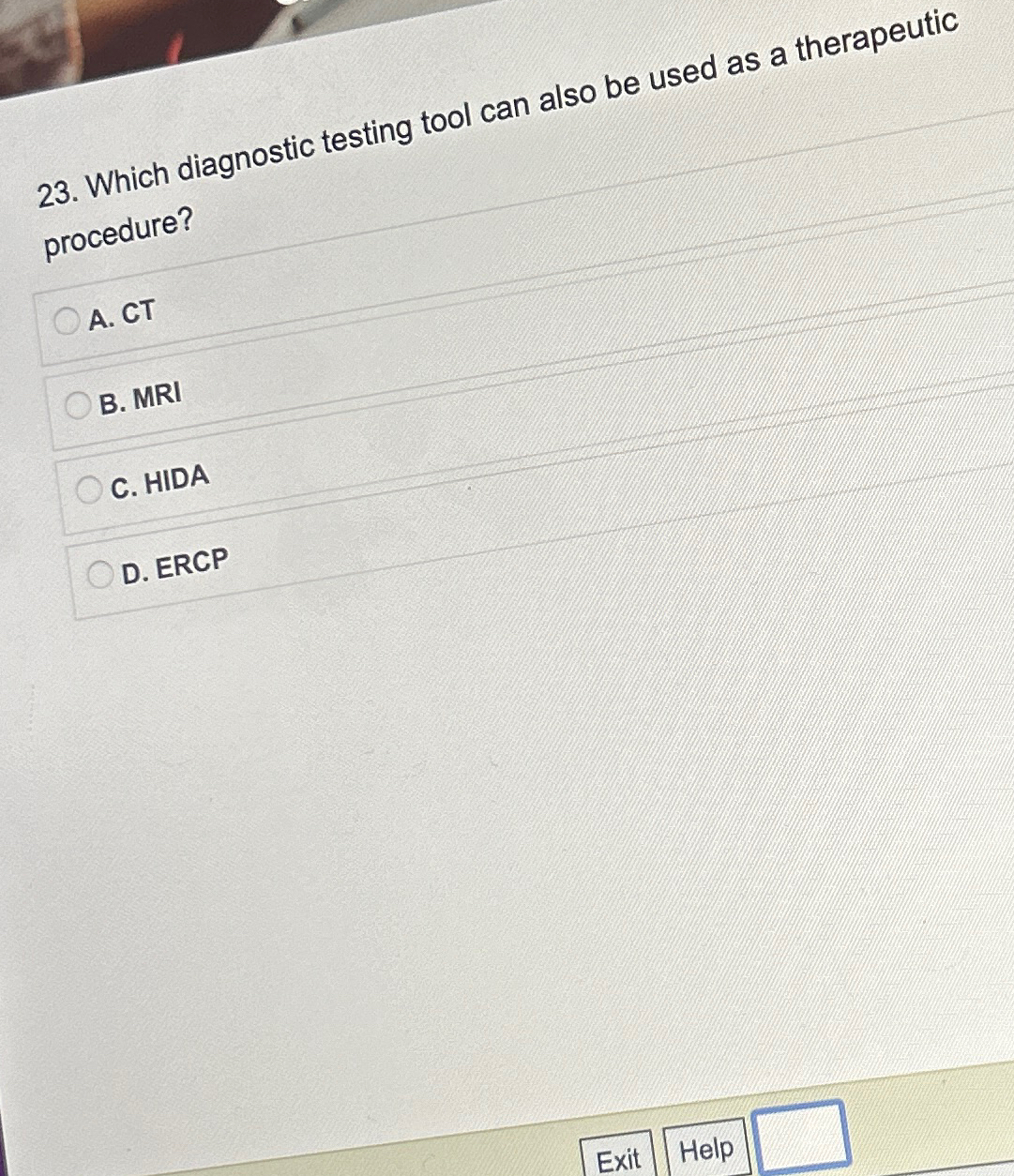 Solved Which diagnostic testing tool can also be used as a | Chegg.com