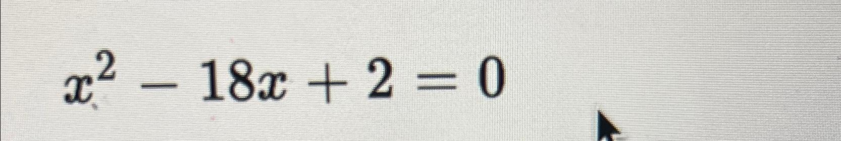 в уравнении x^2 px-18=0