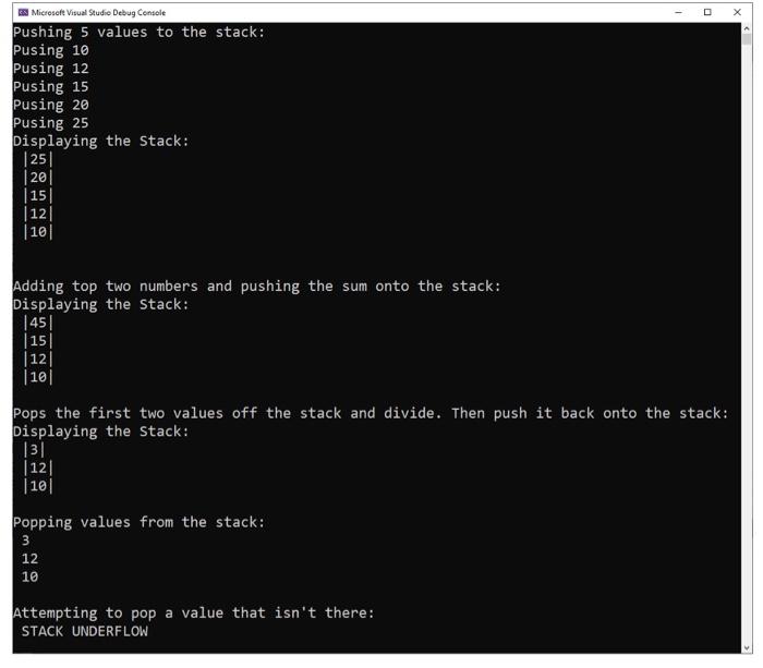 Solved Write your own version of a static stack that can | Chegg.com