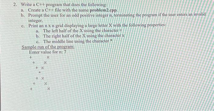Solved 2. Write a C+ program that does the following: a. | Chegg.com