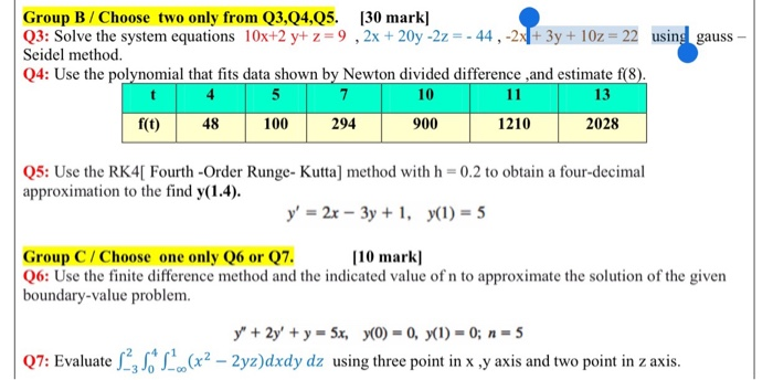 Solved A/Using Newton-Raphson method, find a any root