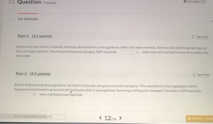 Solved 12 Question 17 points) See 220 1st attempt Part 1 | Chegg.com