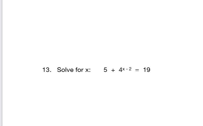 2 (- 3x 5 )  5x 4 =- 19