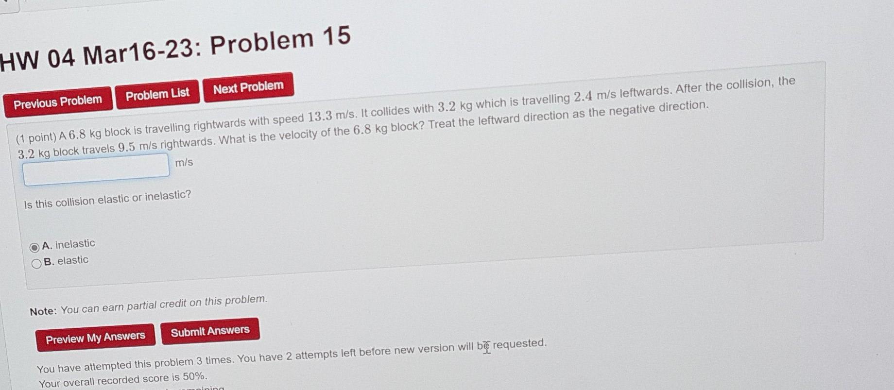 Solved HW 04 Mar 16-23: Problem 15 Problem List Next Problem | Chegg.com
