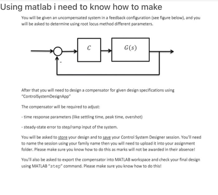 Using matlab i need to know how to make You will be | Chegg.com