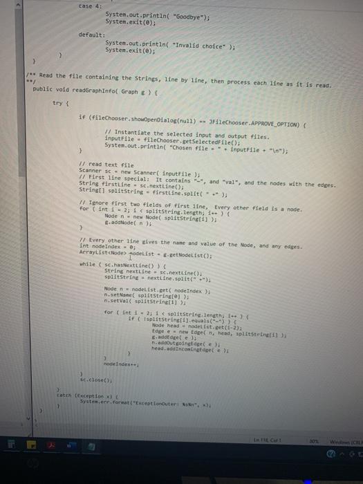 Specification: Start with the given Java program | Chegg.com