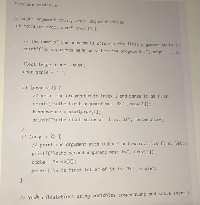 Solved Task 1: Temperature Conversion Write a program that | Chegg.com