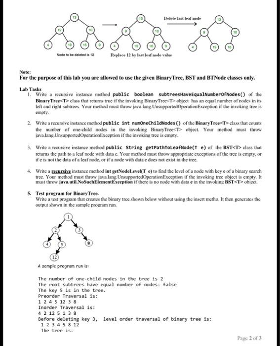 Solved Lab 06: Binary And Binary Search Trees Objectives The | Chegg.com