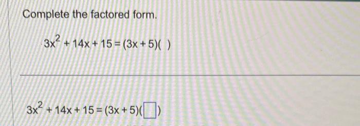 x 3 x 2 17x 15 factored