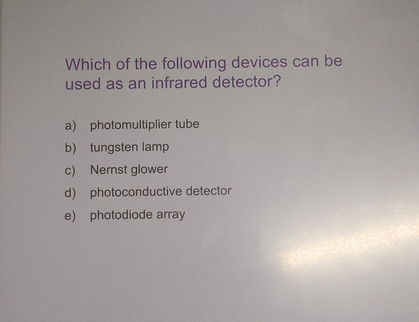 Solved Which of the following devices can be used as an | Chegg.com