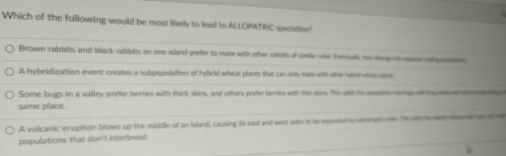 Solved Which of the following would be most likely to lead | Chegg.com