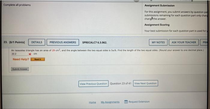 Solved Complete all problems Assignment Submission For this | Chegg.com