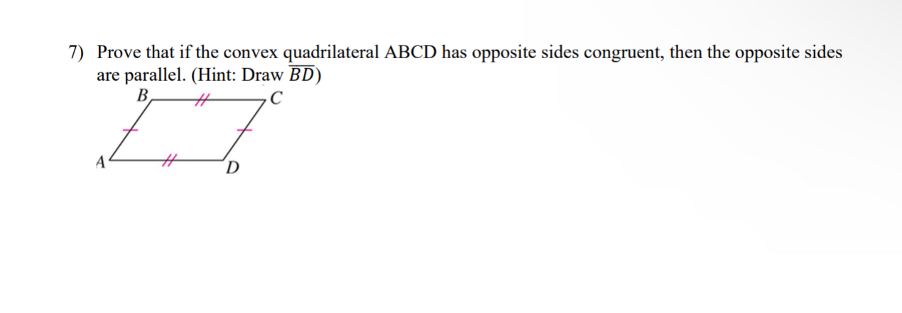 Solved Prove That If The Convex Quadrilateral ABCD Has | Chegg.com