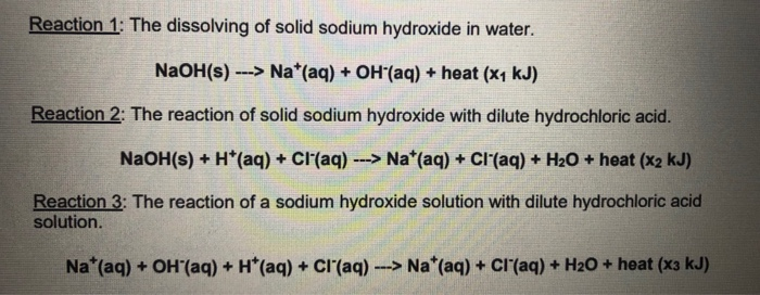 solved-reaction-1-the-dissolving-of-solid-sodium-hydroxide-chegg