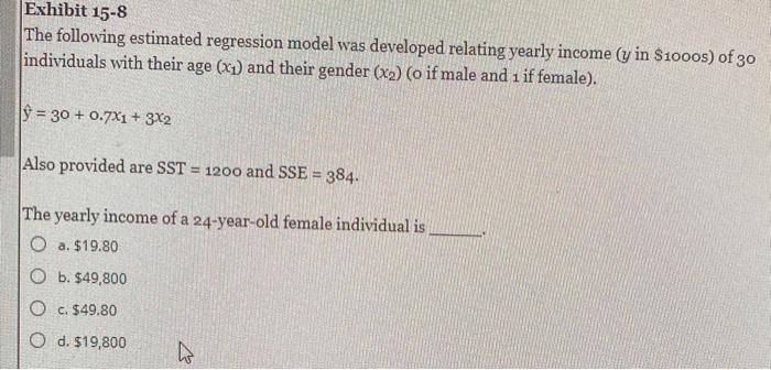 solved-exhibit-15-8-the-following-estimated-regression-model-chegg