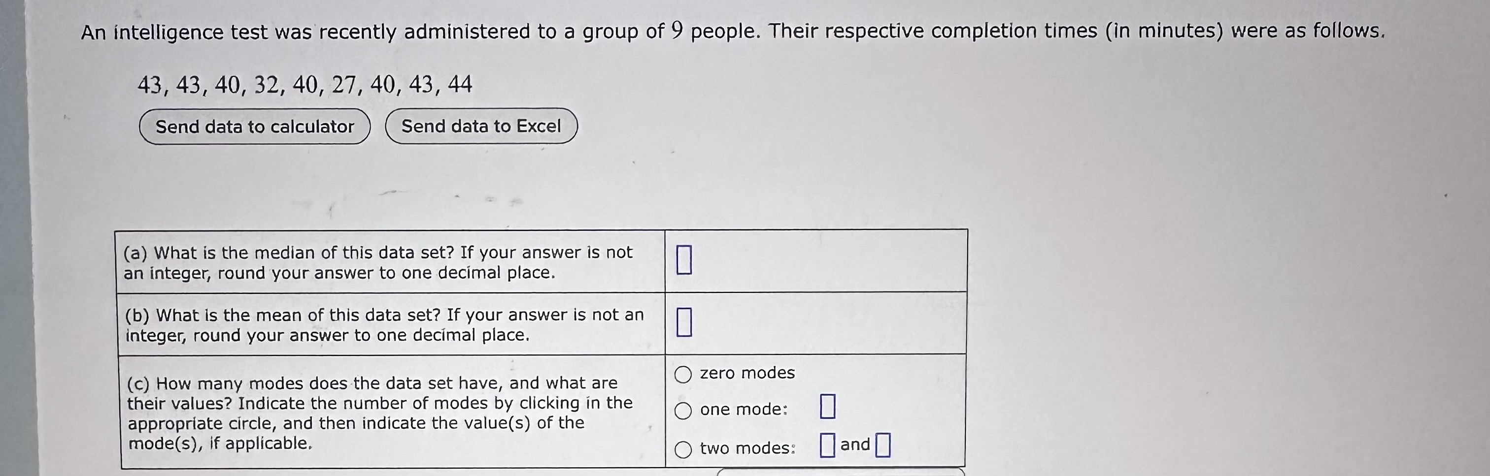 Solved An intelligence test was recently administered to a | Chegg.com