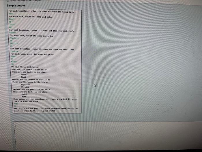 Solved Coding a bookstore Write a java program to check the | Chegg.com