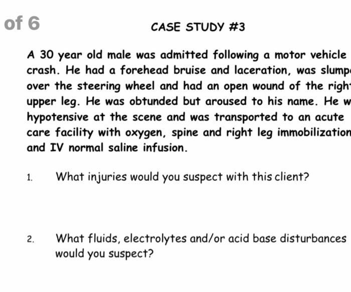 A 50 year old female with renal disease was admitted | Chegg.com