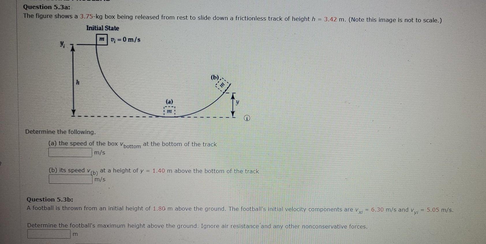 Solved A 13.6kg box is sliding across a horizontal floor.