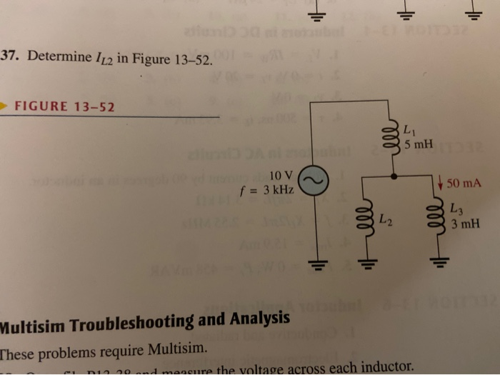 Solved 37. Determine IL2 In Figure 13–52. FIGURE 13-52 - 35 | Chegg.com