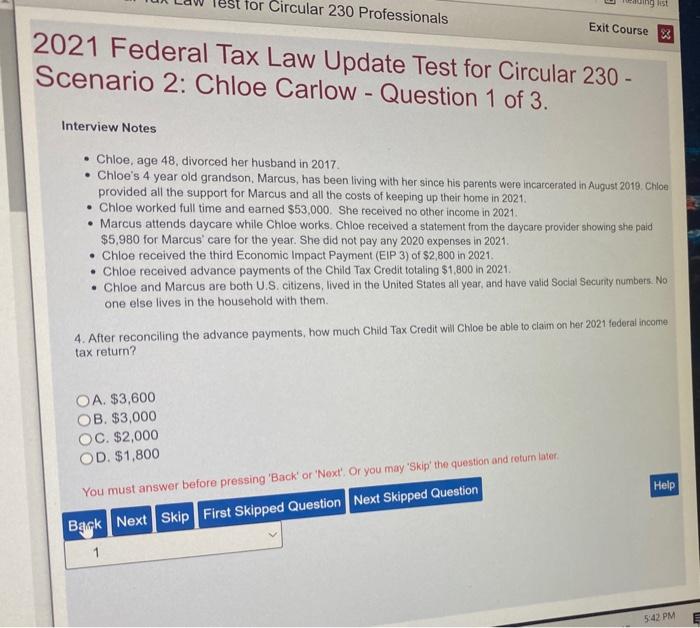 Solved est for Circular 230 Professionals ng list Exit