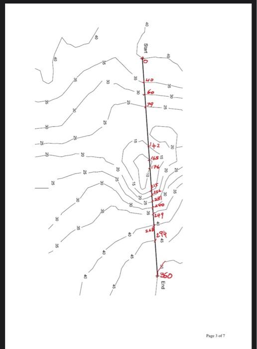 Solved Question 1 (50/100) A road shown on the map on the | Chegg.com