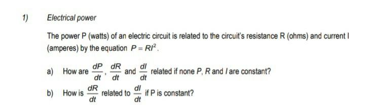 Power of online electric circuit is