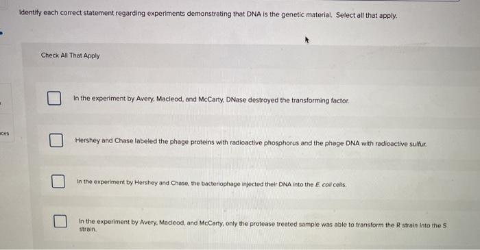 Solved Identify each correct statement regarding experiments | Chegg.com