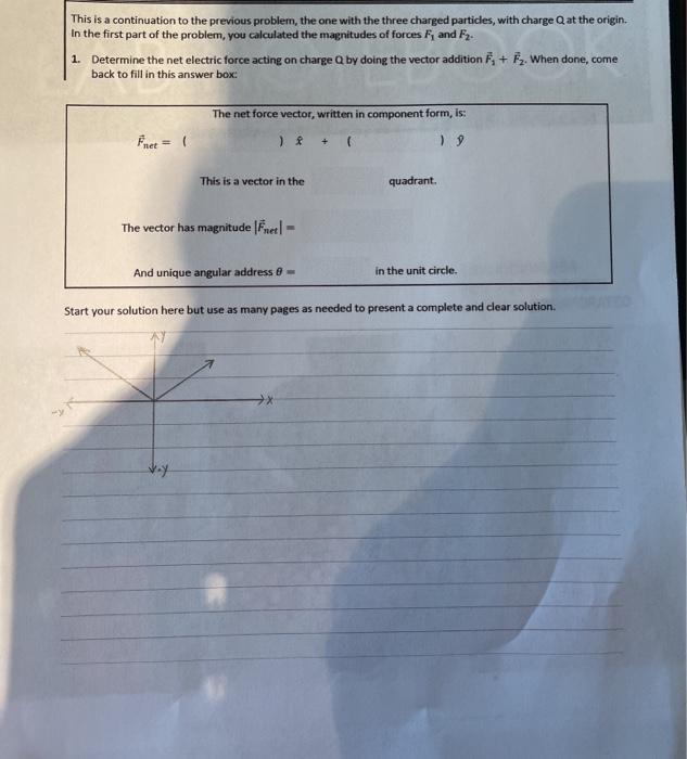 Solved This is a continuation to the previous problem, the | Chegg.com
