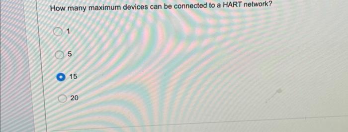 Solved How many maximum devices can be connected to a HART | Chegg.com