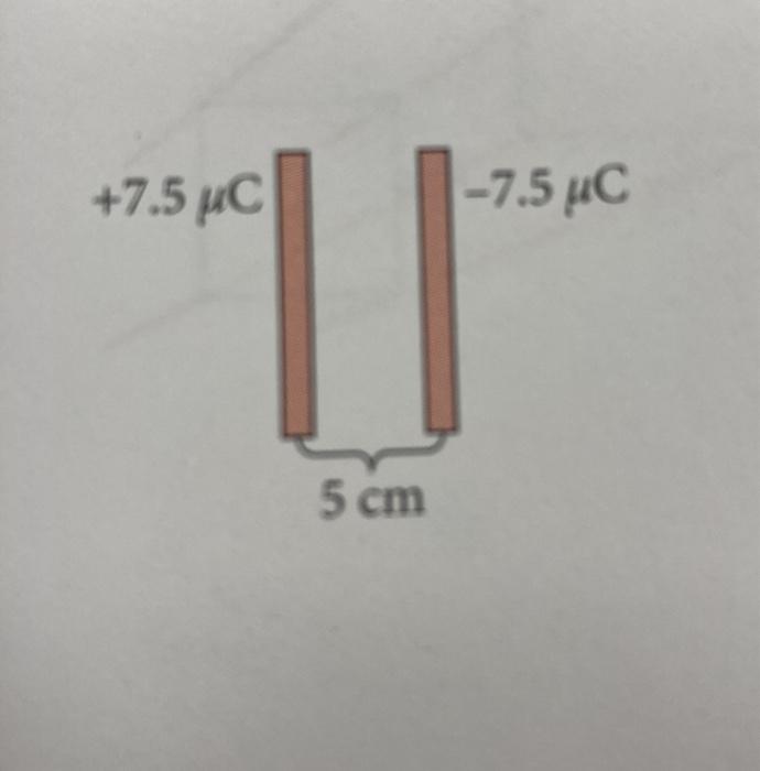 Solved 46 Large Parallel Conducting Plates Each With Chegg